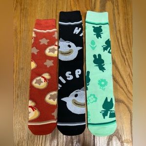 Animal Crossing Crew Socks